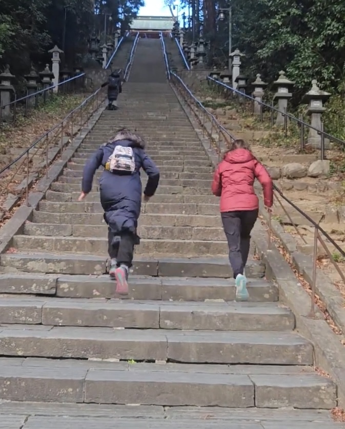 Shiogama Shrine's Stairs